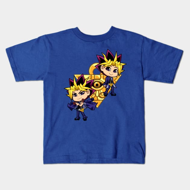 Yami Yugi Kids T-Shirt by Carla S.D.